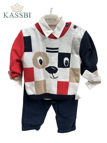 Ensemble 3 Pièces - Bébé Garçon | Idéal pour l'Aïd
