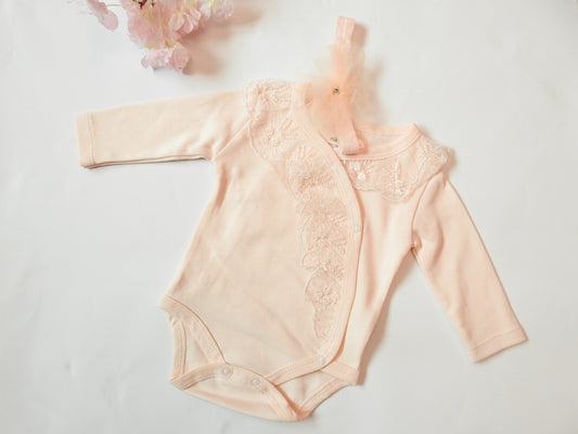 Body avec dentelle + bande