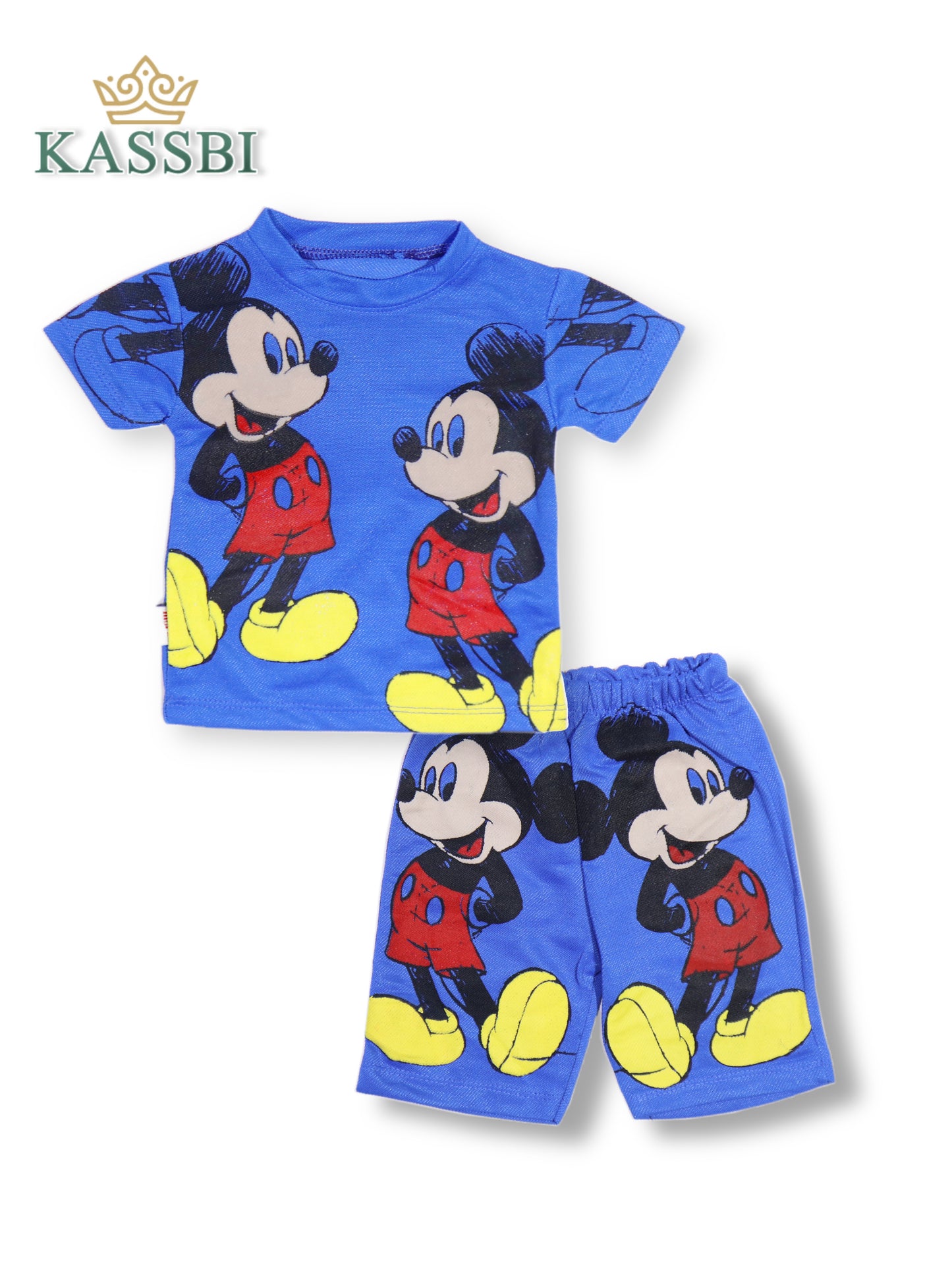 Tee-shirt + short bébé en maille piquée