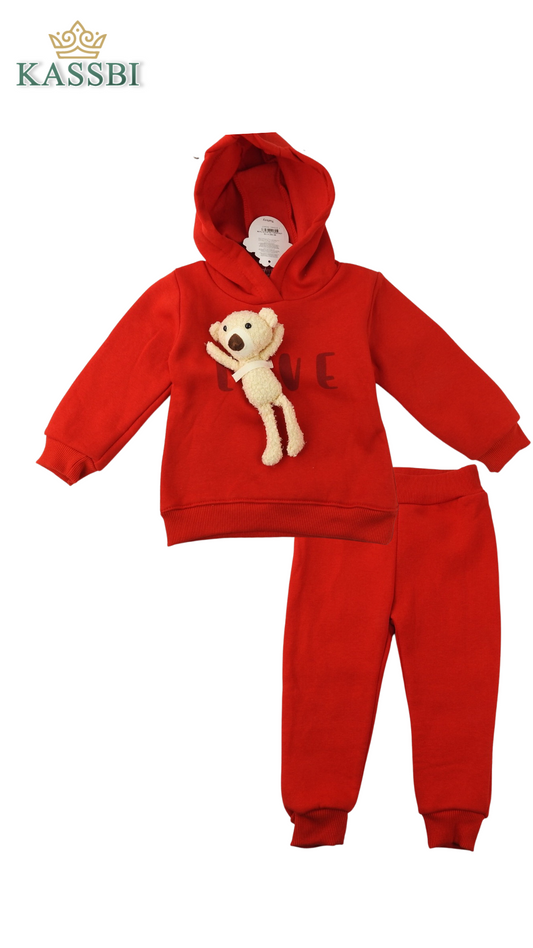 SWEAT À CAPUCHE + JOGGING - MOLLETON ( مبطن )