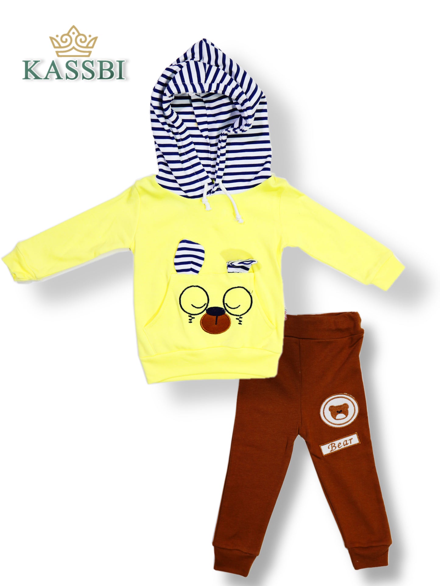 Ensemble garçon sweat à capuche + Pantalon - coton