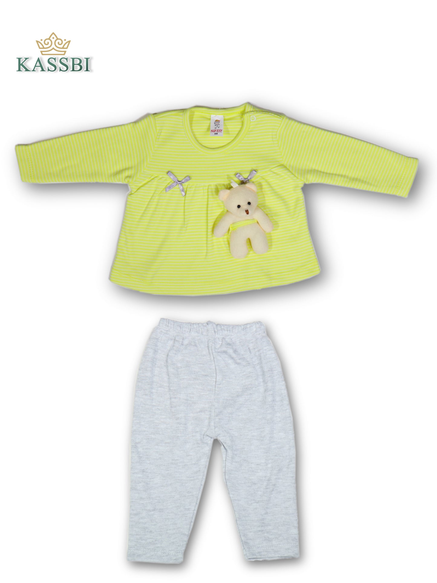 Ensemble bébé Tricot + Pantalon En Cotton