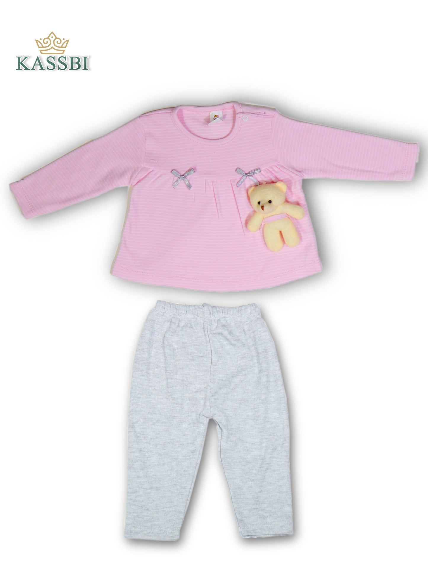 Ensemble bébé Tricot + Pantalon En Cotton