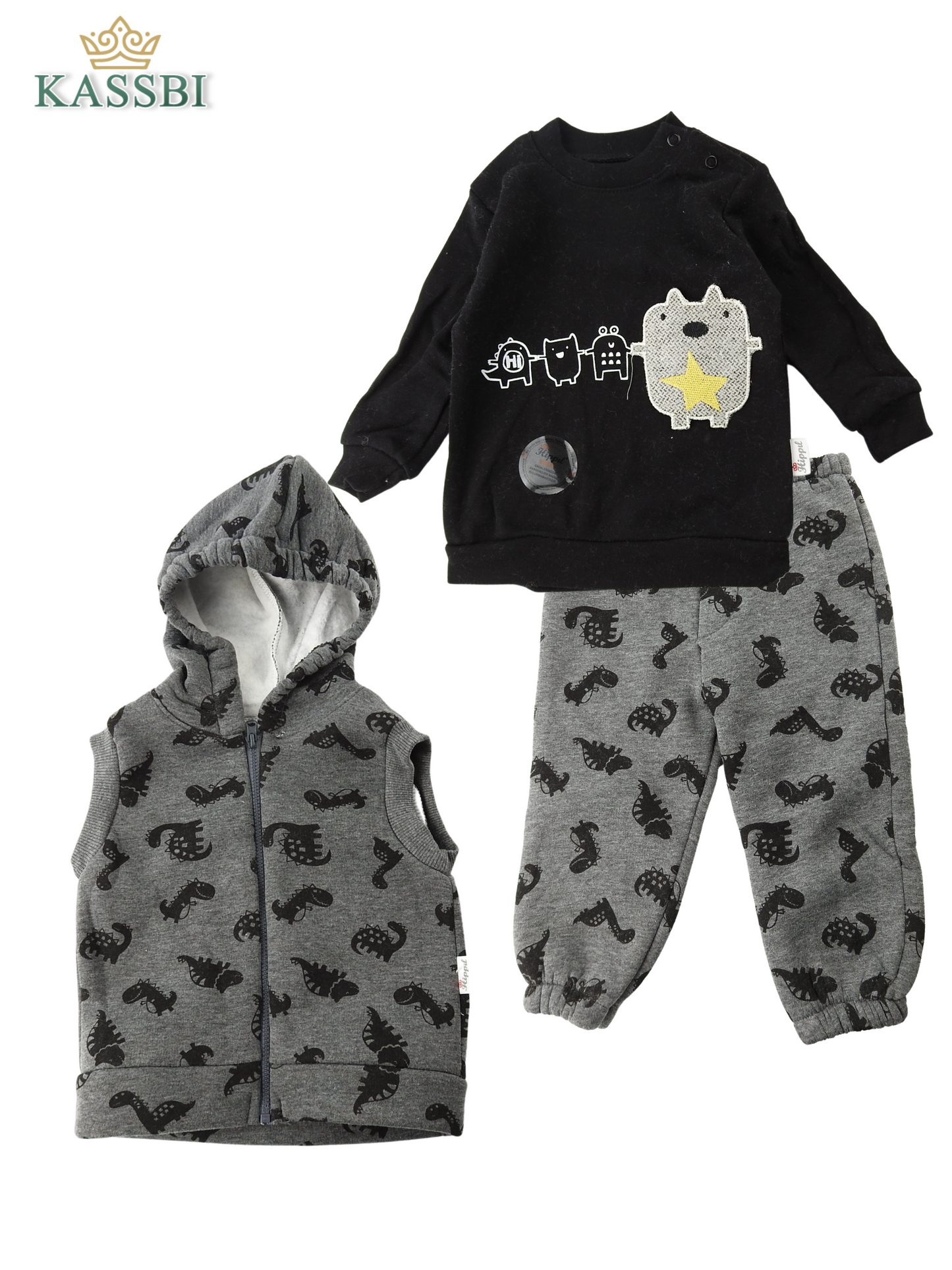 GILET TRICOT et PANTALON En molleton