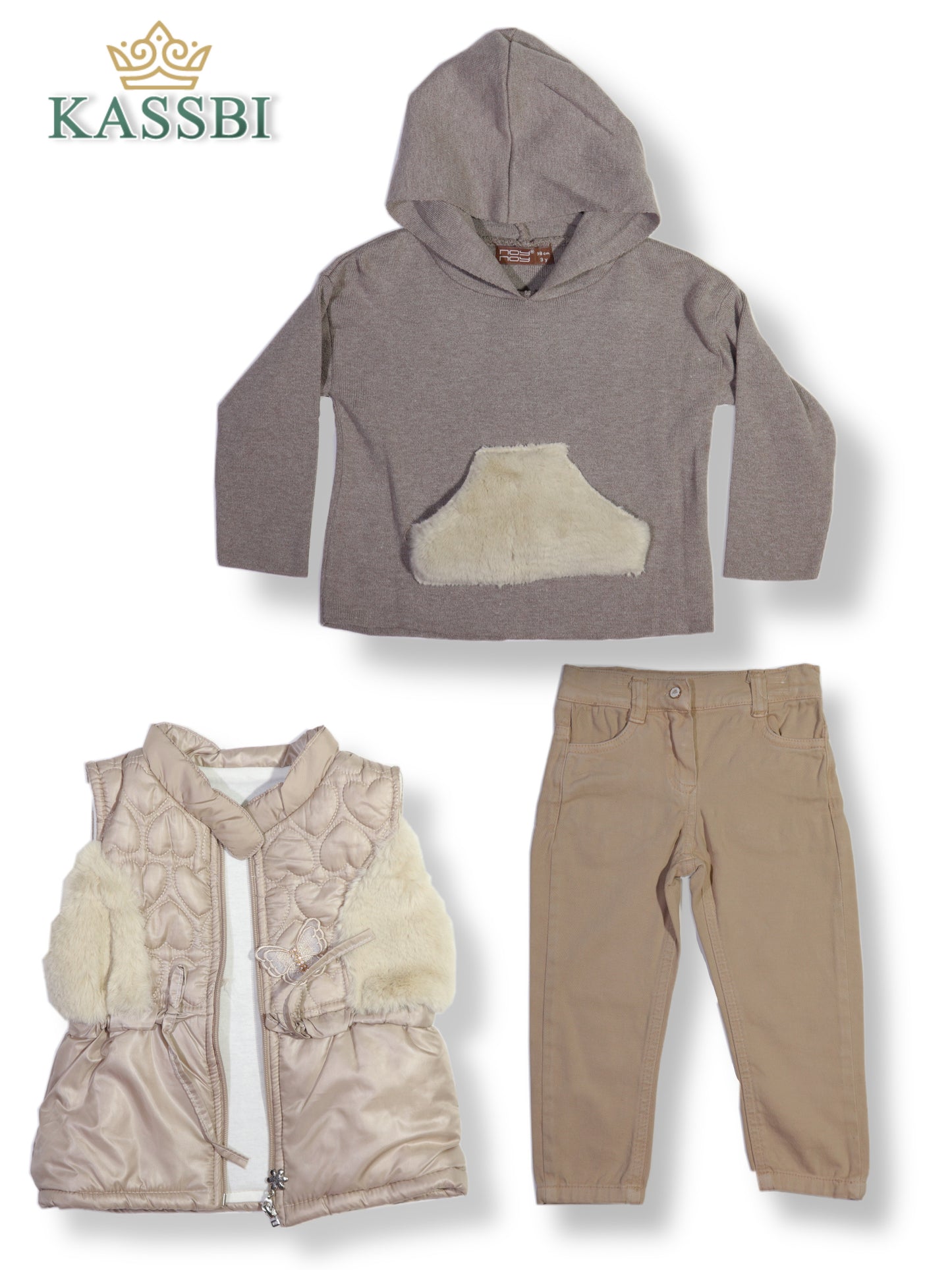 Pull + Gilet + Pantalon