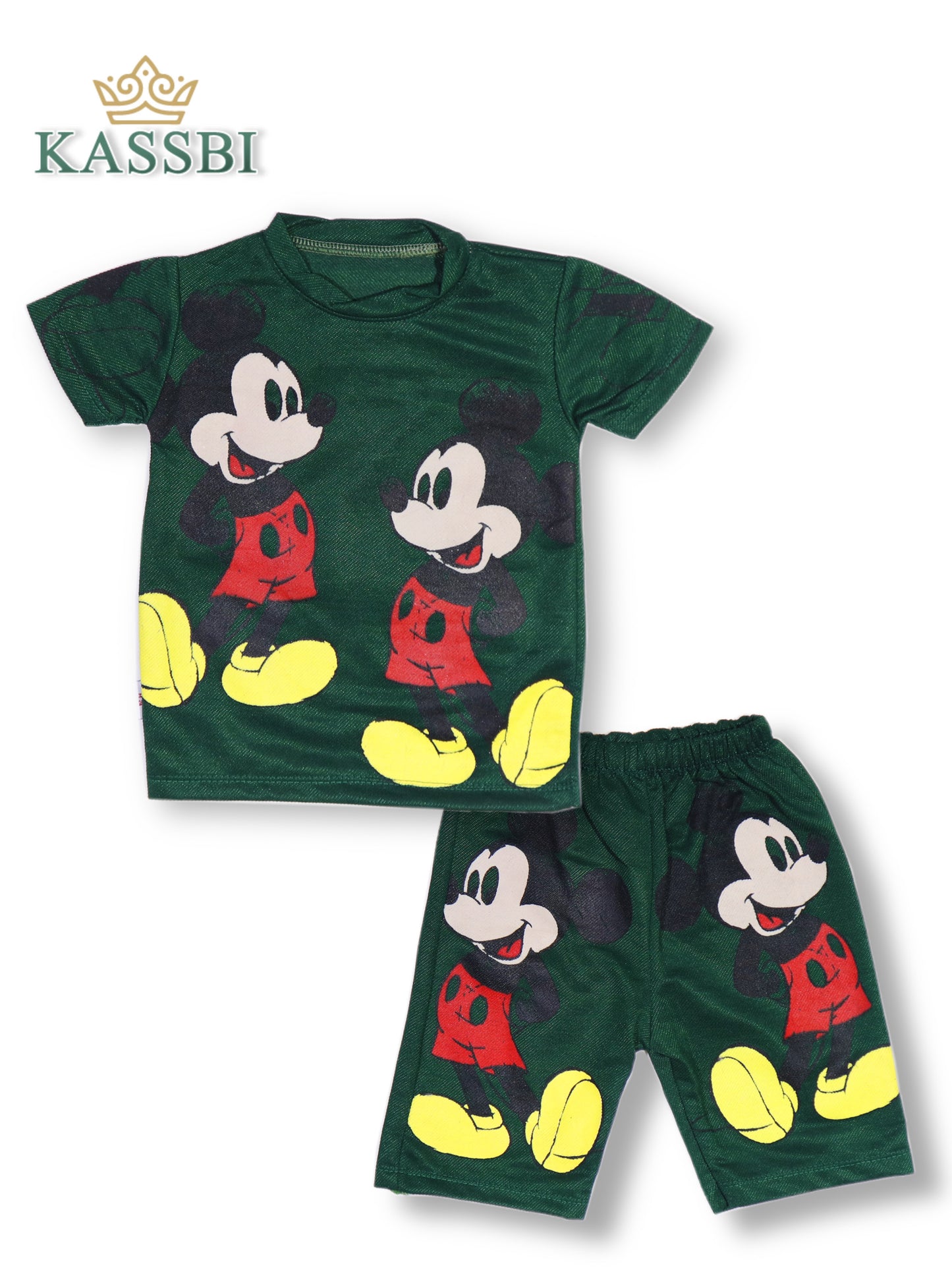 Tee-shirt + short bébé en maille piquée