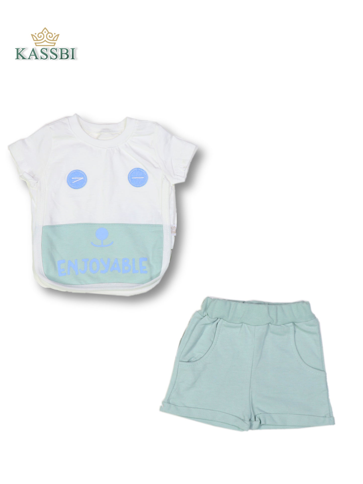 Tee-shirt a manches courtes + Short - Coton
