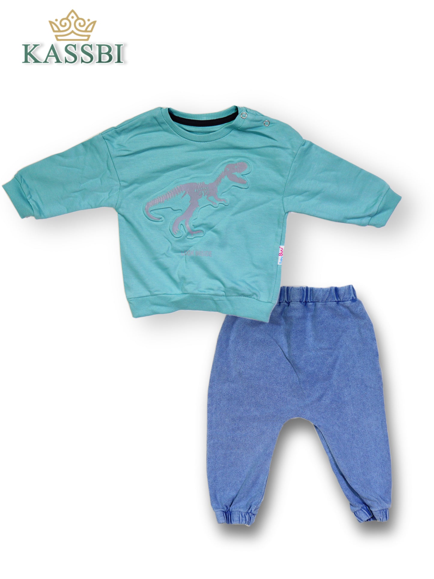Ensemble bébé 2 pièces : tunique + pantalon en Coton -