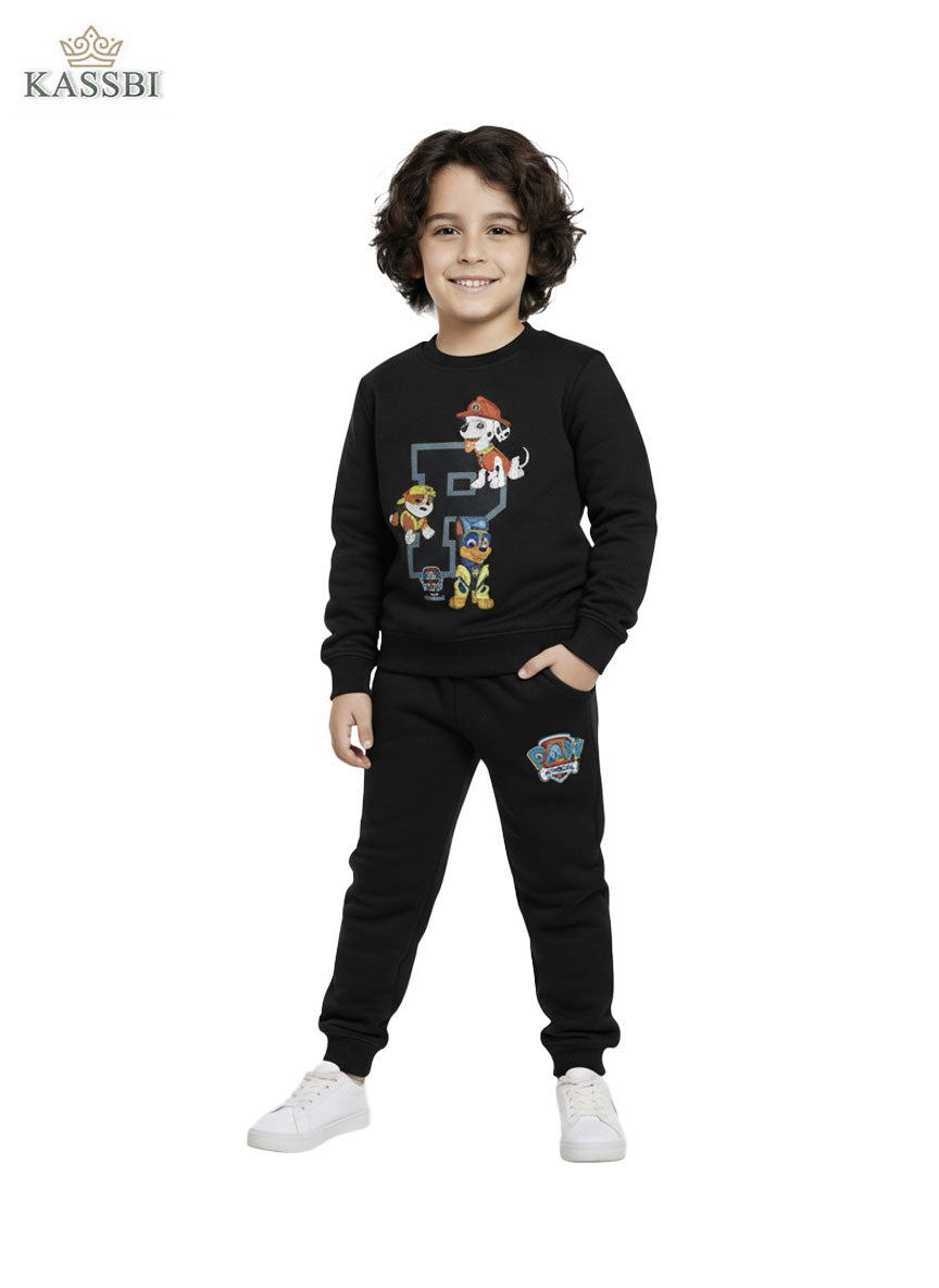 Ensemble Enfant paw - en coton avec sweat et pantalon imprimé