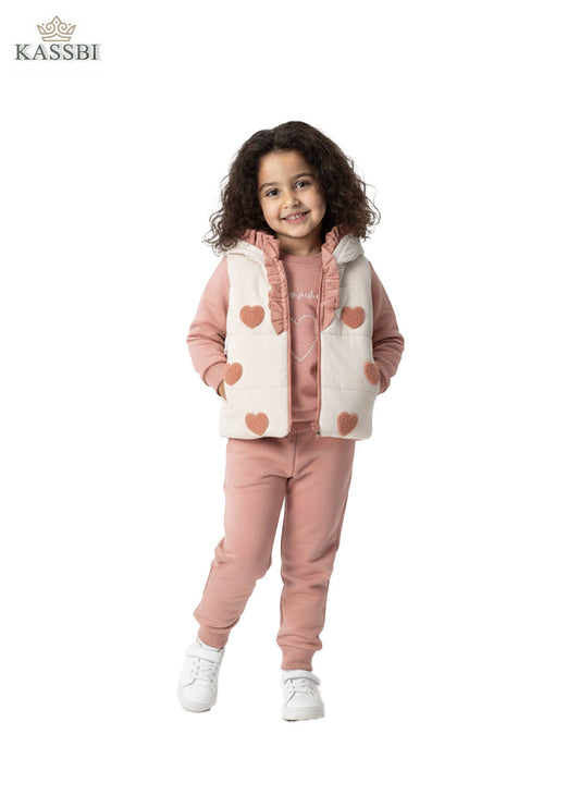 Ensemble fille 3 pièces confort