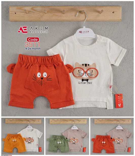 Ensemble bermuda et t-shirt garçon