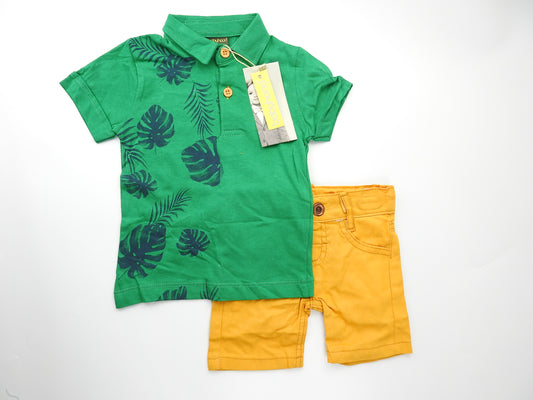 Polo en coton + Short jean - turkey