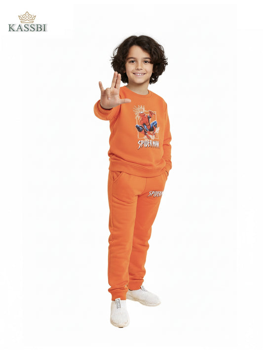 Ensemble Enfant 2 pièces - en coton avec sweat et pantalon imprimé