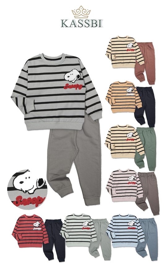 Ensemble sweet jogging 2 pièces pour enfants Snoopy