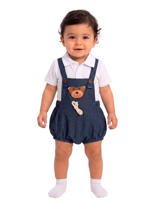 Ensemble bébé garçon polo et salopette