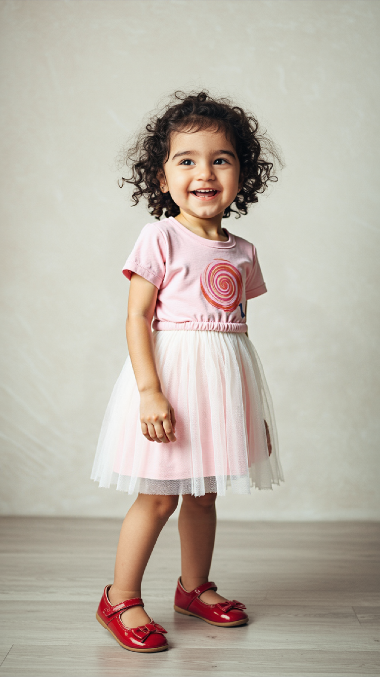 Robe T-shirt Fille – Lollipop Chic