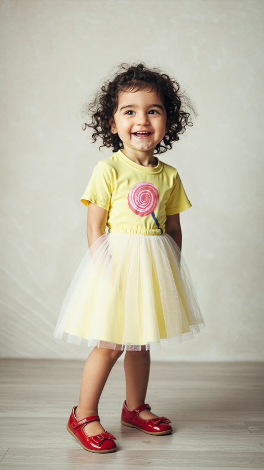 Robe T-shirt Fille – Lollipop Chic