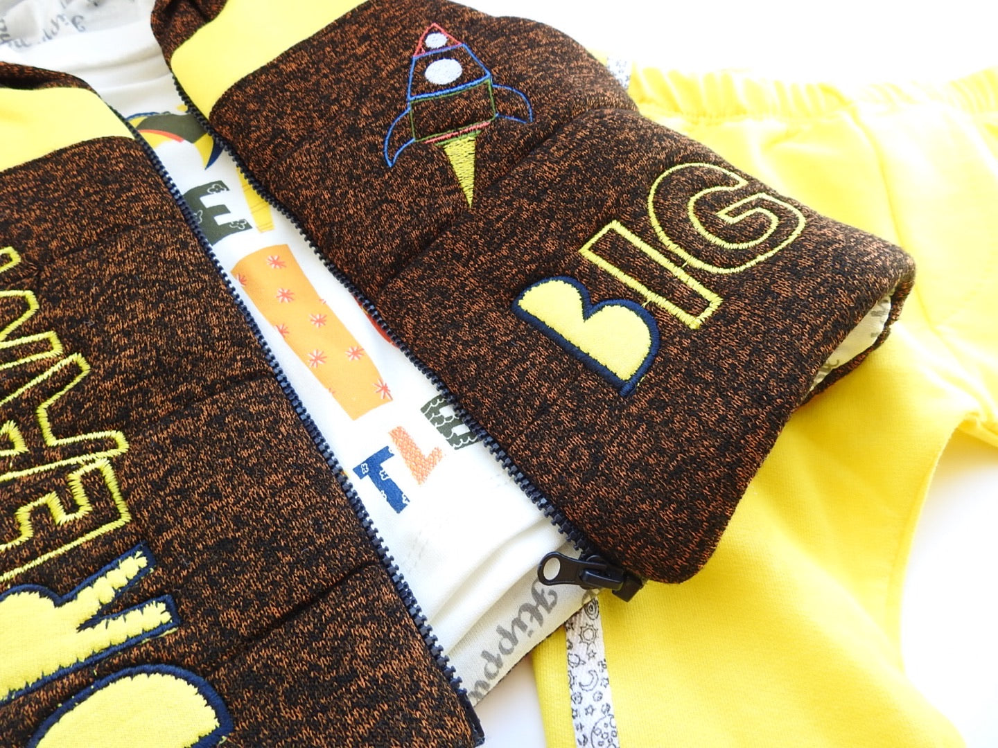 Ensemble 3pcs fabriqué en 100% coton